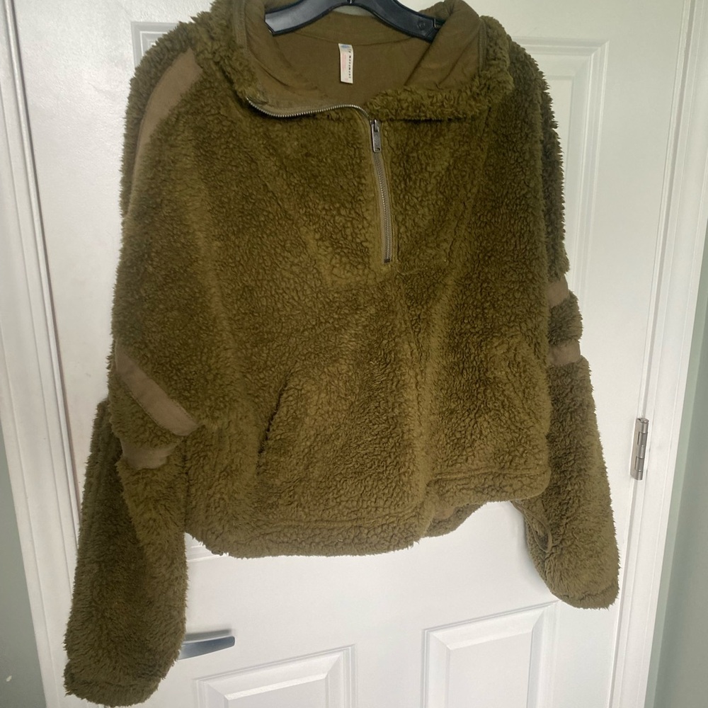 fp movement size small fuzzy jacket
